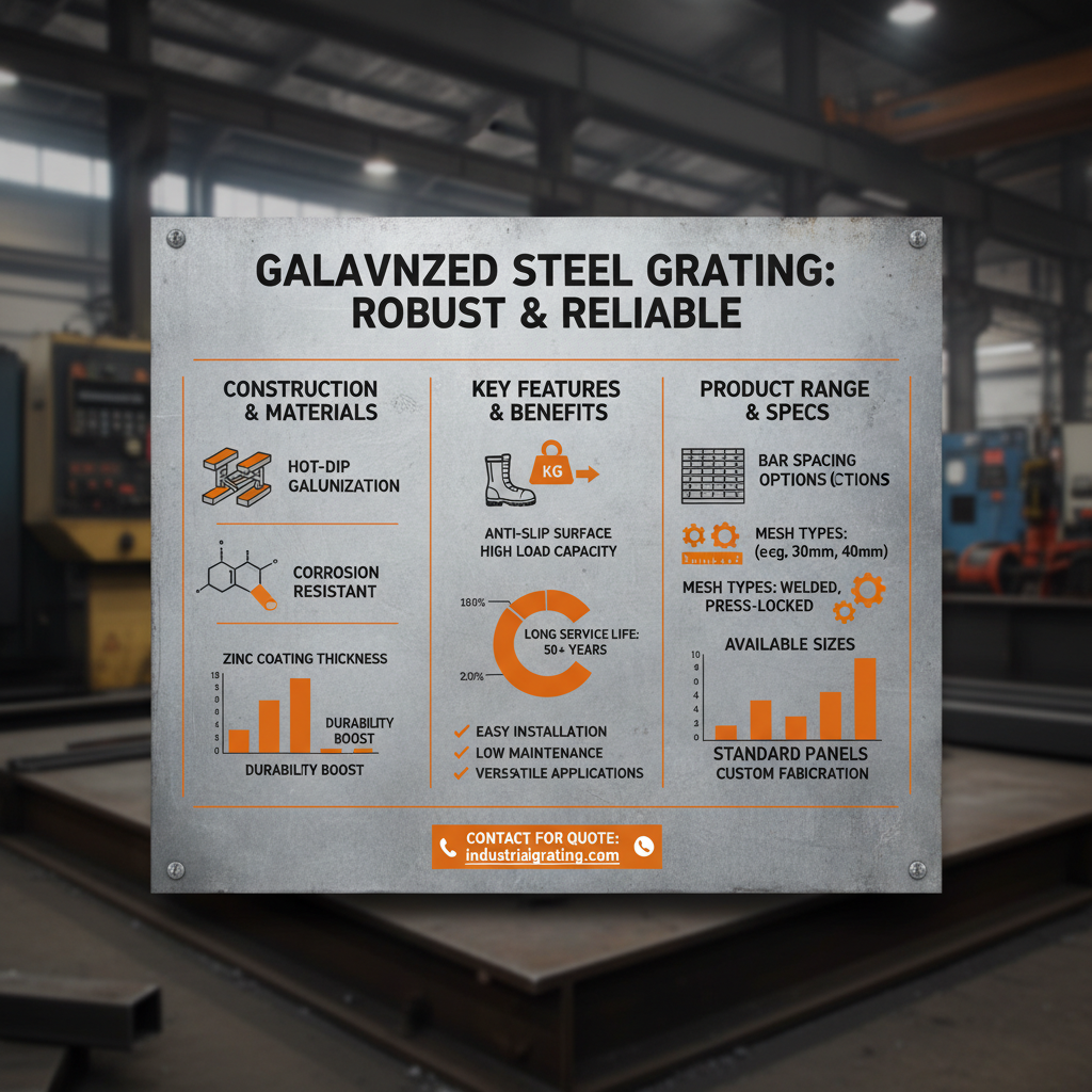 Find High Quality Galvanized Steel Grating for Sale and Applications