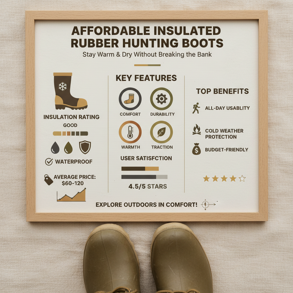 Find Affordable Warmth with Cheap Insulated Rubber Hunting Boots