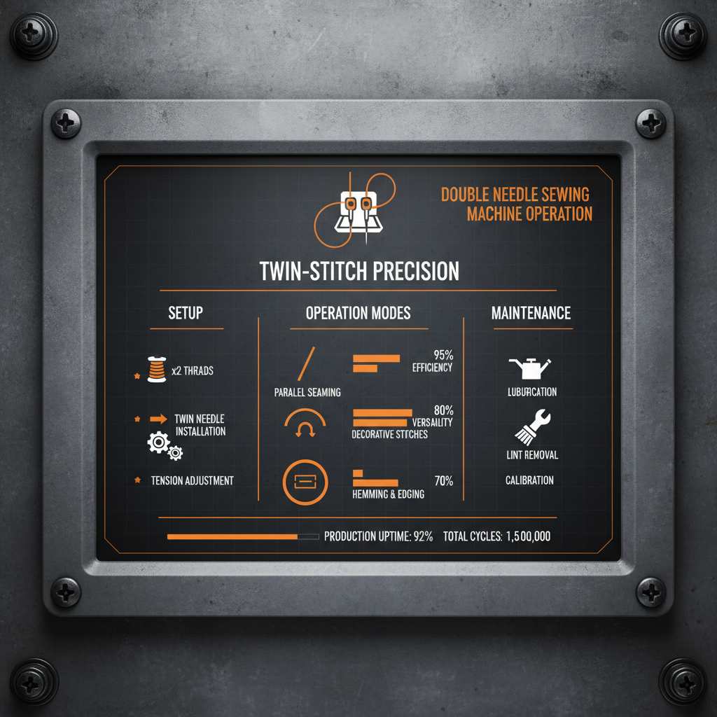 Understanding How to Use a Double Needle for Enhanced Sewing Efficiency and Quality
