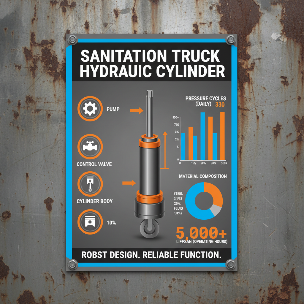 The Vital Role of the Hydraulic Cylinder of Sanitation Truck in Modern Waste Management