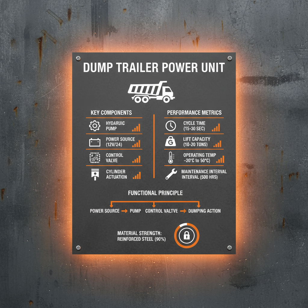 Reliable Dump Trailer Power Unit Solutions for OffGrid Operations