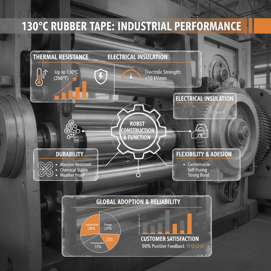 High Performance 130c Rubber Tape for Industrial Applications and Beyond