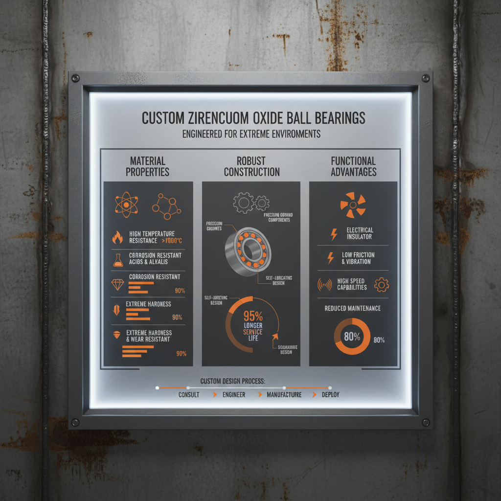 Advancements in Custom Zirconium Oxide Ball Bearings for High Performance Systems