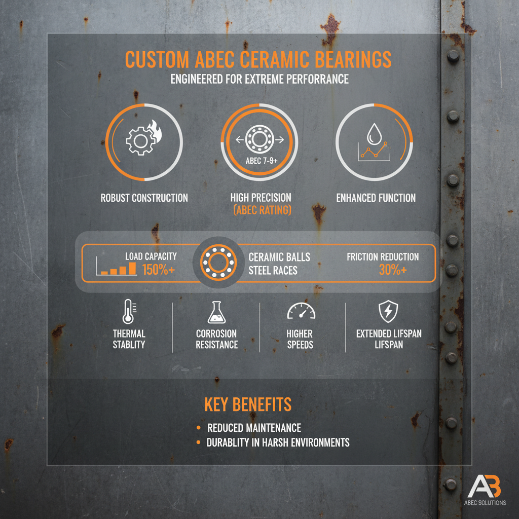 High Performance Custom Abec Ceramic Bearings for Demanding Applications
