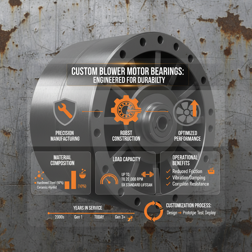 Optimizing Performance with Custom Blower Motor Bearings for Industrial Applications