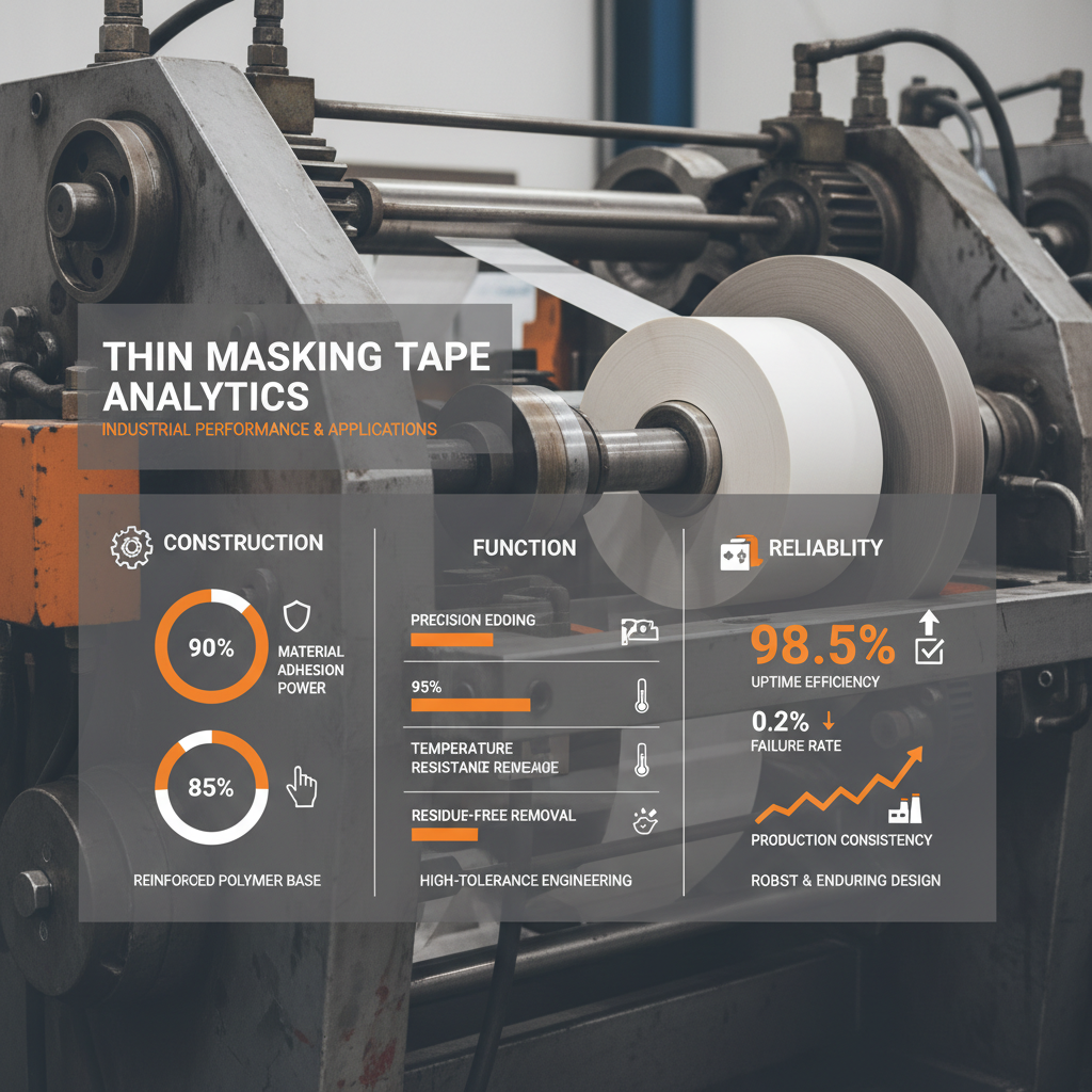 The Versatile Role of Thin Masking Tape in Industries and Daily Life