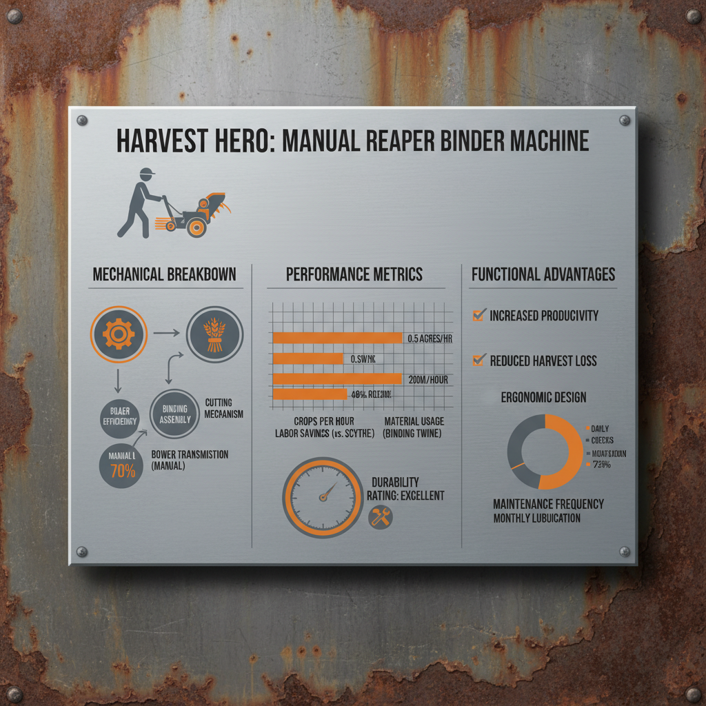 Advancing Agricultural Efficiency with the Hand Reaper Binder Machine