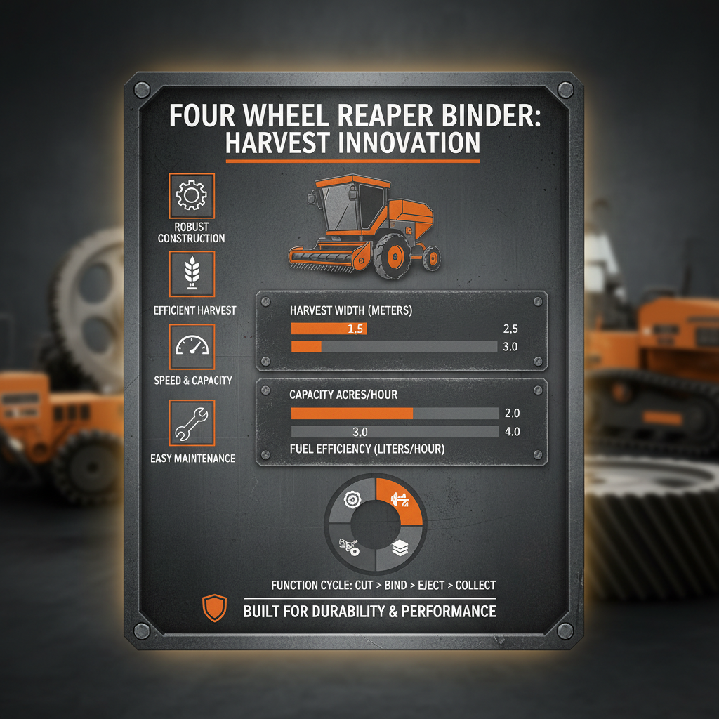 Advancing Agricultural Efficiency with the Four Wheel Reaper Binder