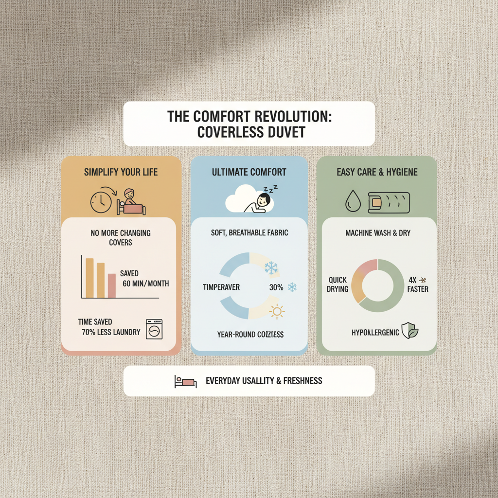 The Rise of Coverless Duvets Transforming the Bedding Industry