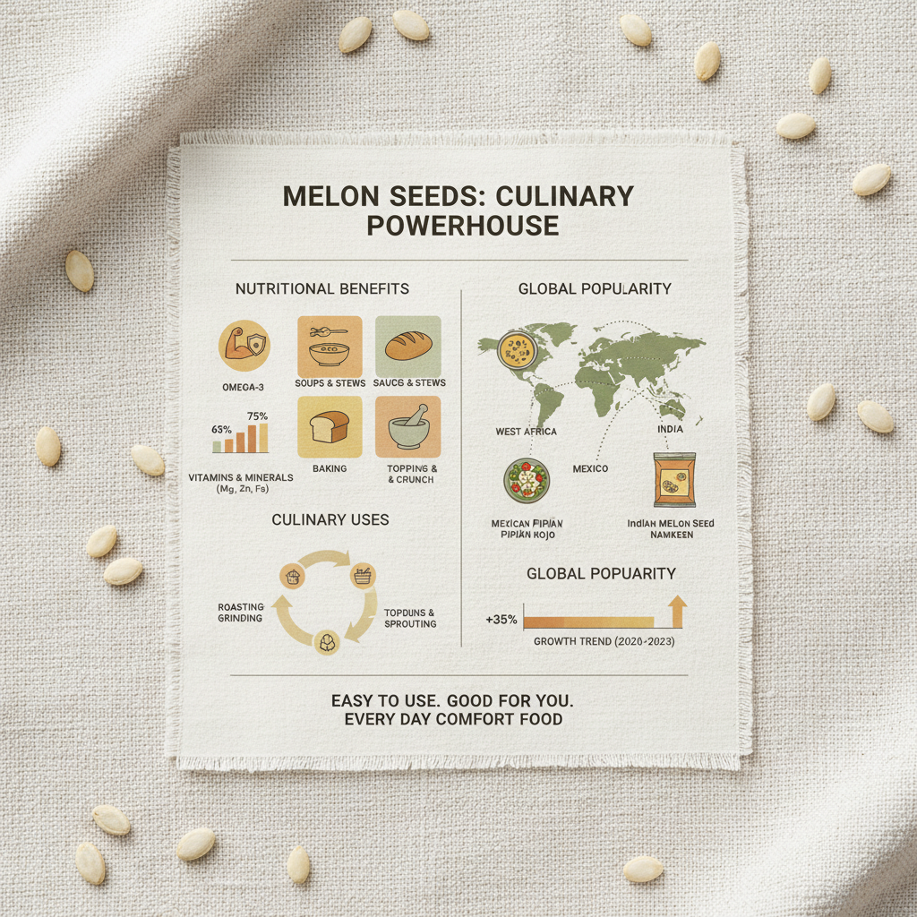 Exploring the Culinary Potential of Melon Seeds for Cooking and Sustainable Diets