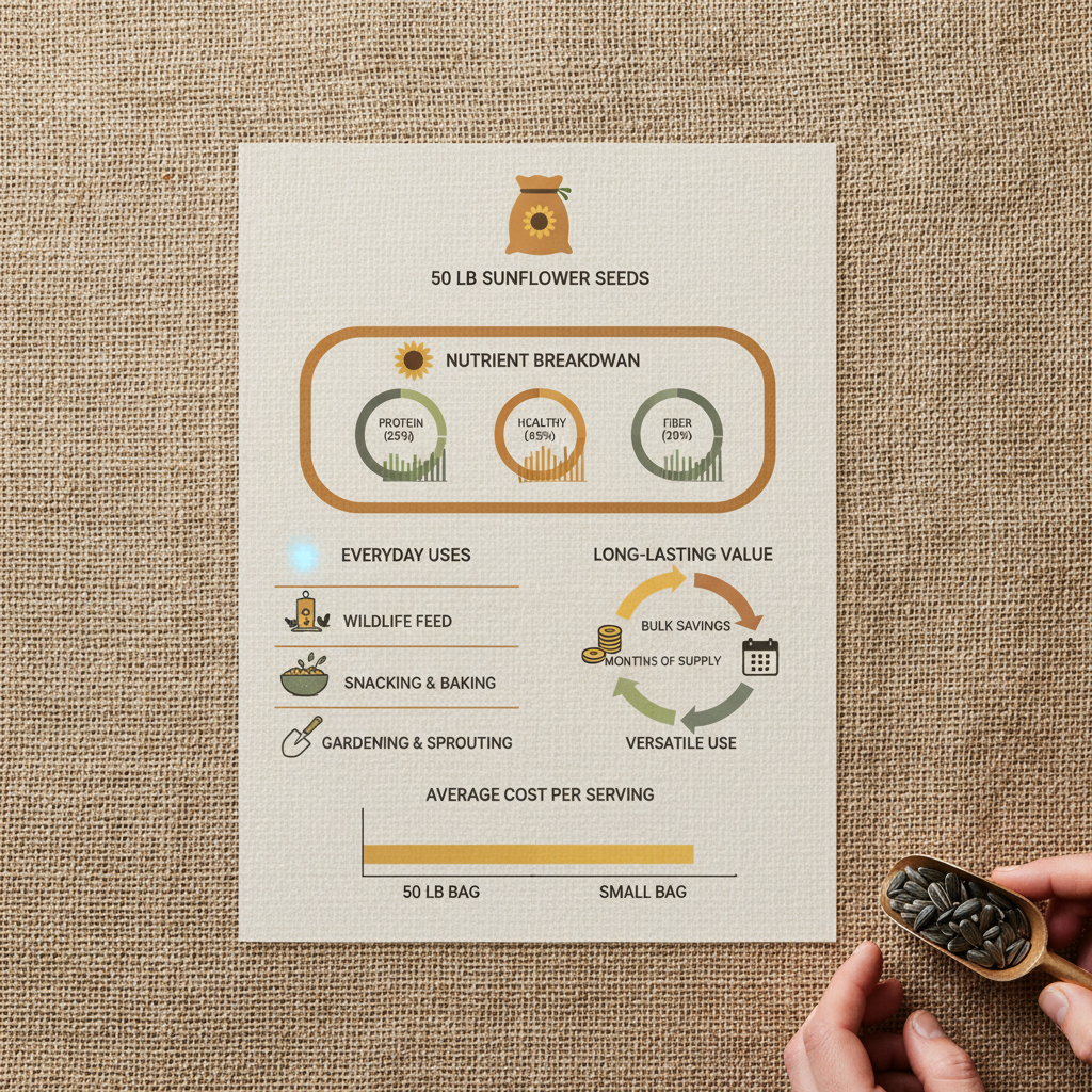 Exploring the Versatile Applications of a 50 lb bag sunflower seeds