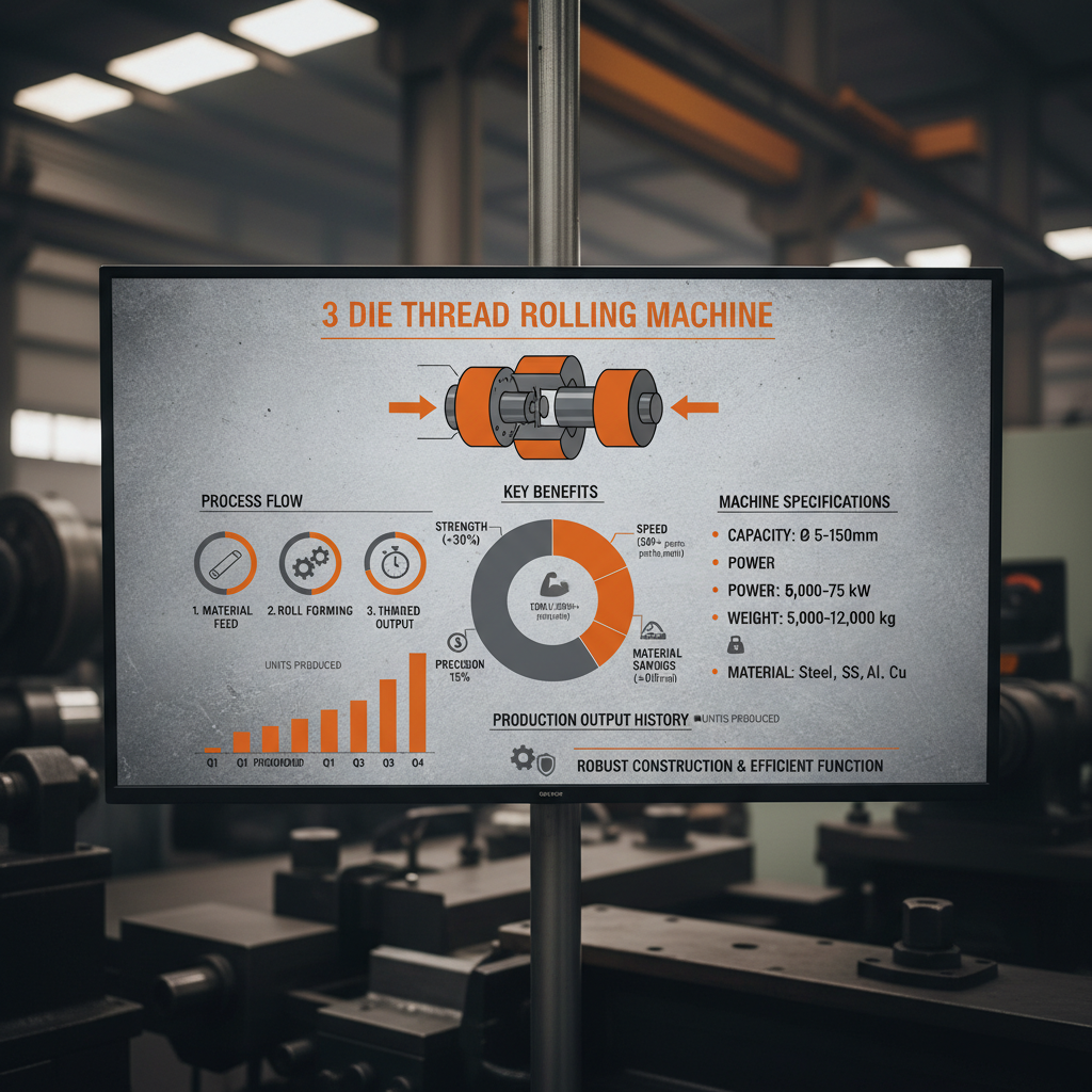 The Essential Guide to 3 Die Thread Rolling Machine Technology and Applications