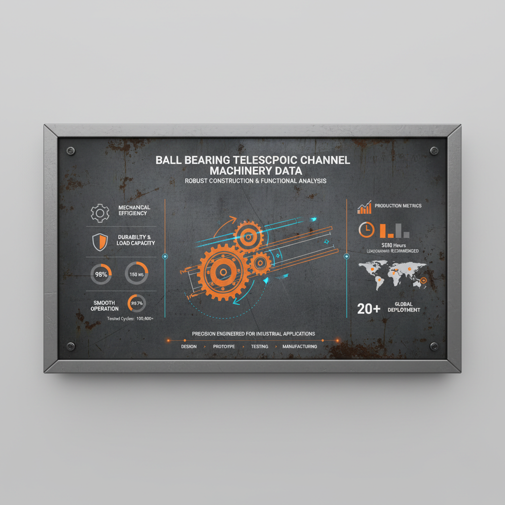 Ball Bearing Telescopic Channel Drawer Slide Machinery for Modern Applications