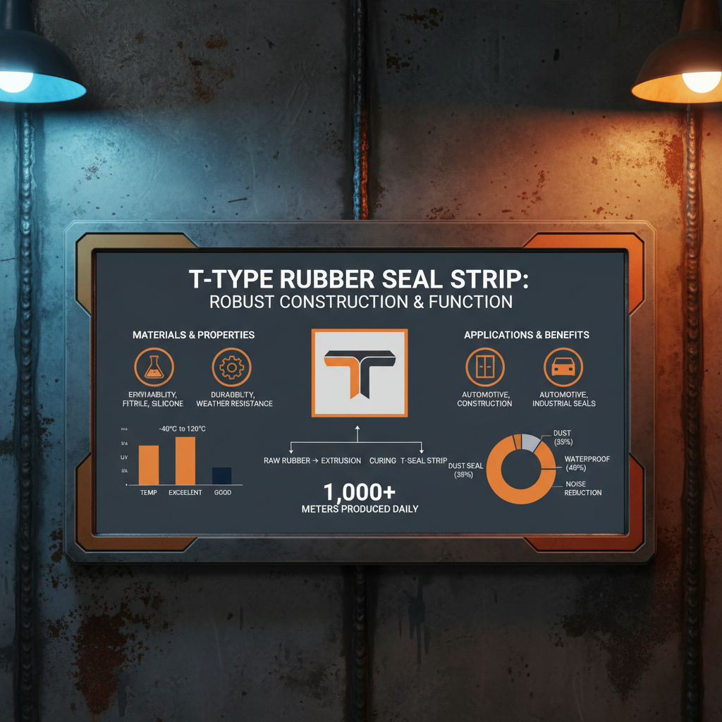 Comprehensive Guide to T Type Rubber Seal Strip Applications and Market Trends