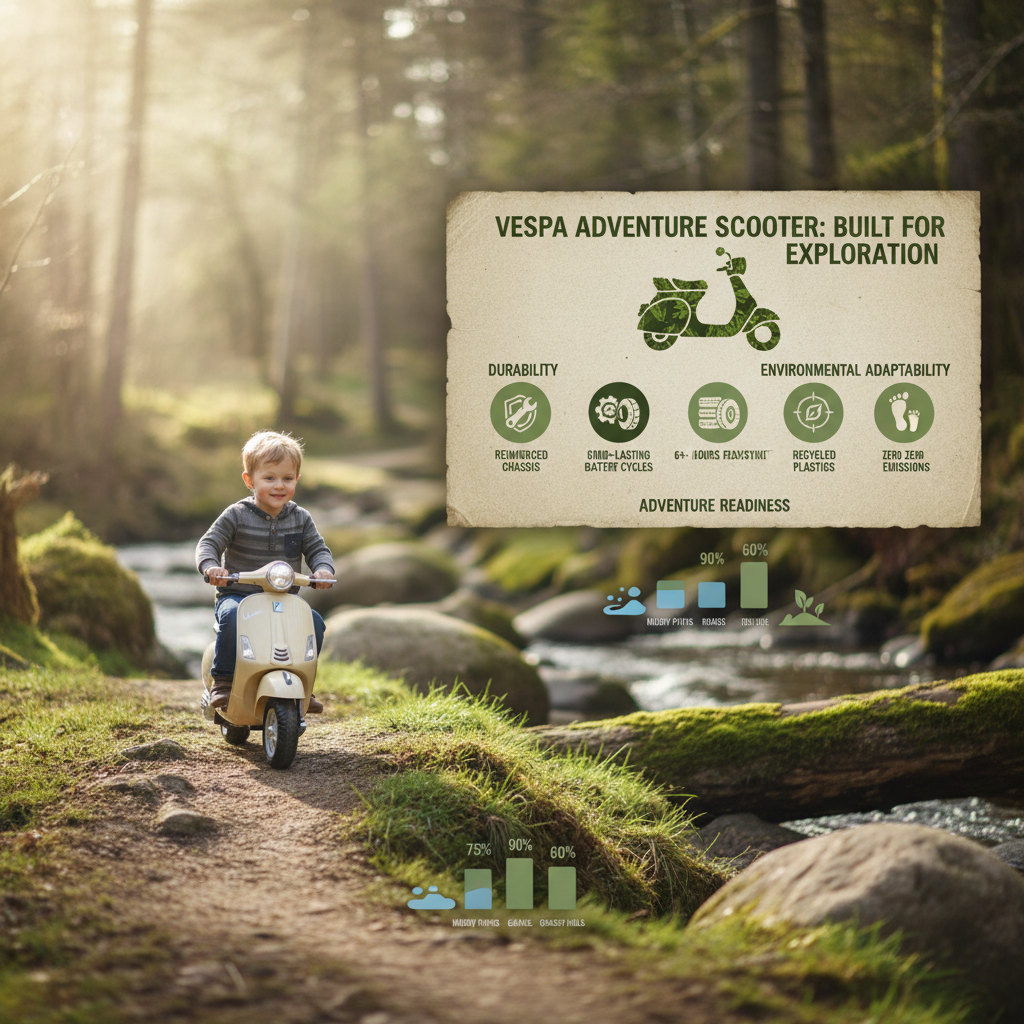 Exploring the World of vespa kids' battery rideon scooter for Safe and Fun Mobility