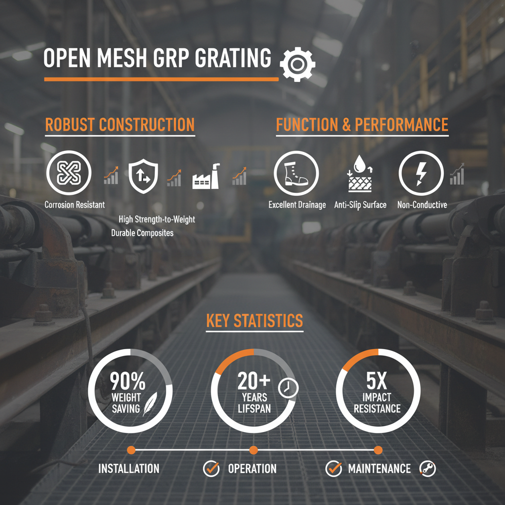 Revolutionizing Infrastructure with Durable Open Mesh Grp Grating Solutions