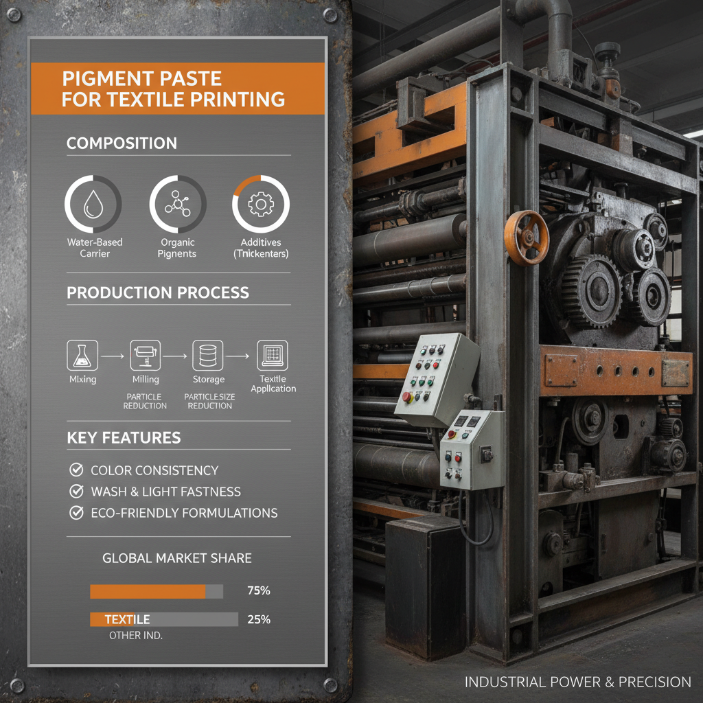 Advancements in Pigment Paste for Textile Printing and Sustainable Solutions