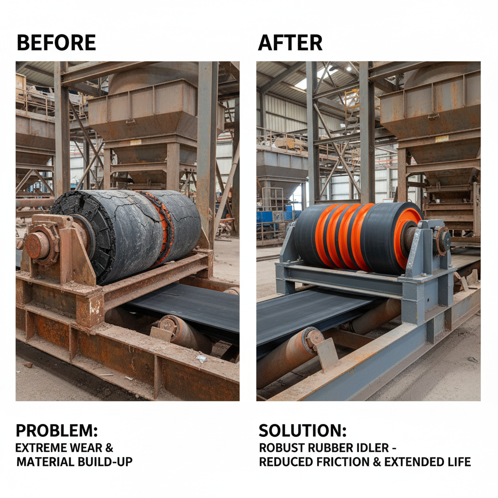 Optimizing Industrial Efficiency with High Performance Rubber Idler Rollers