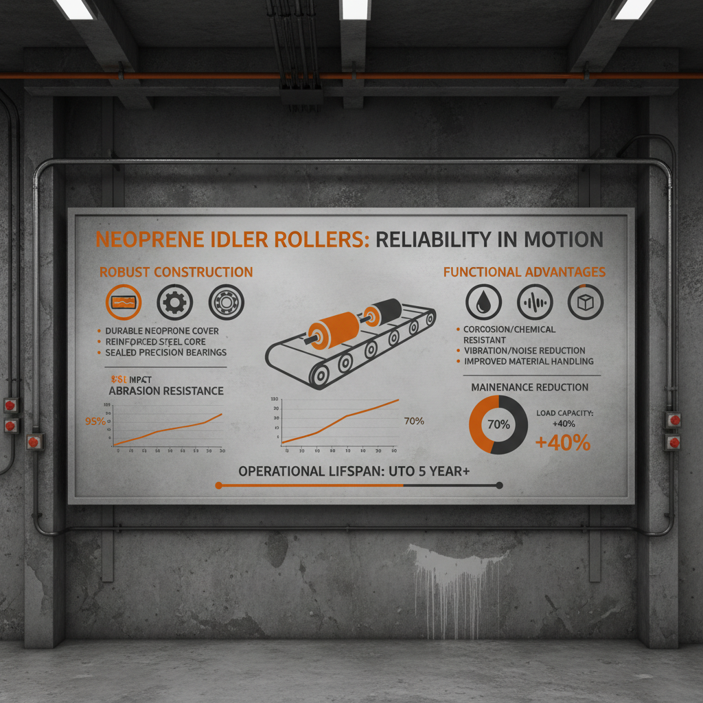Optimizing Material Handling with High Performance Neoprene Idler Rollers