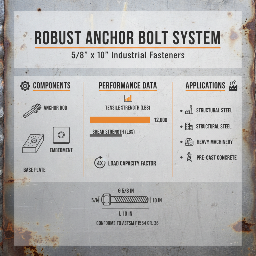 The Essential Role of the 5 8 x 10 Anchor Bolt in Modern Construction