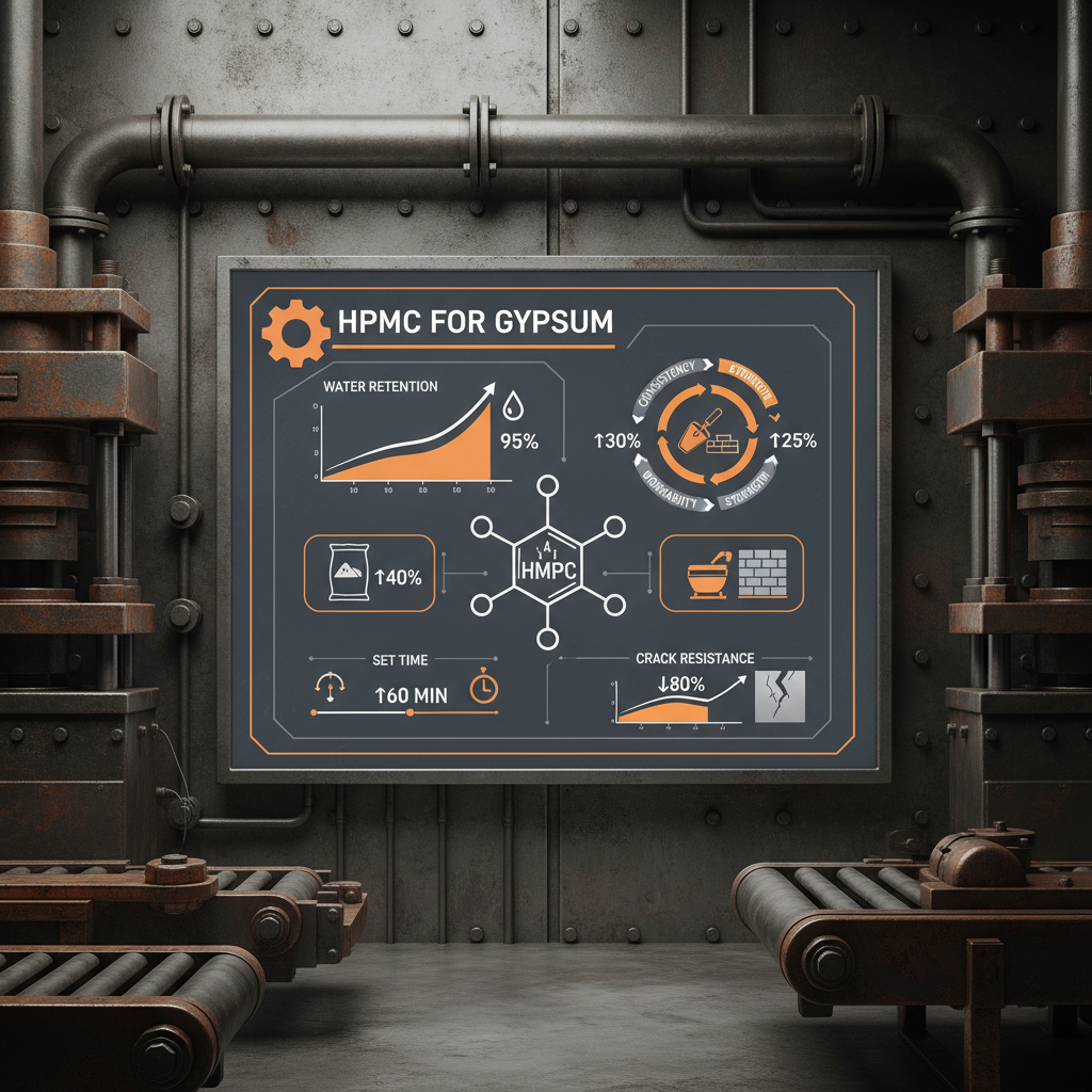 Optimizing Gypsum Performance with Hydroxypropyl Methylcellulose HPMC for Gypsum