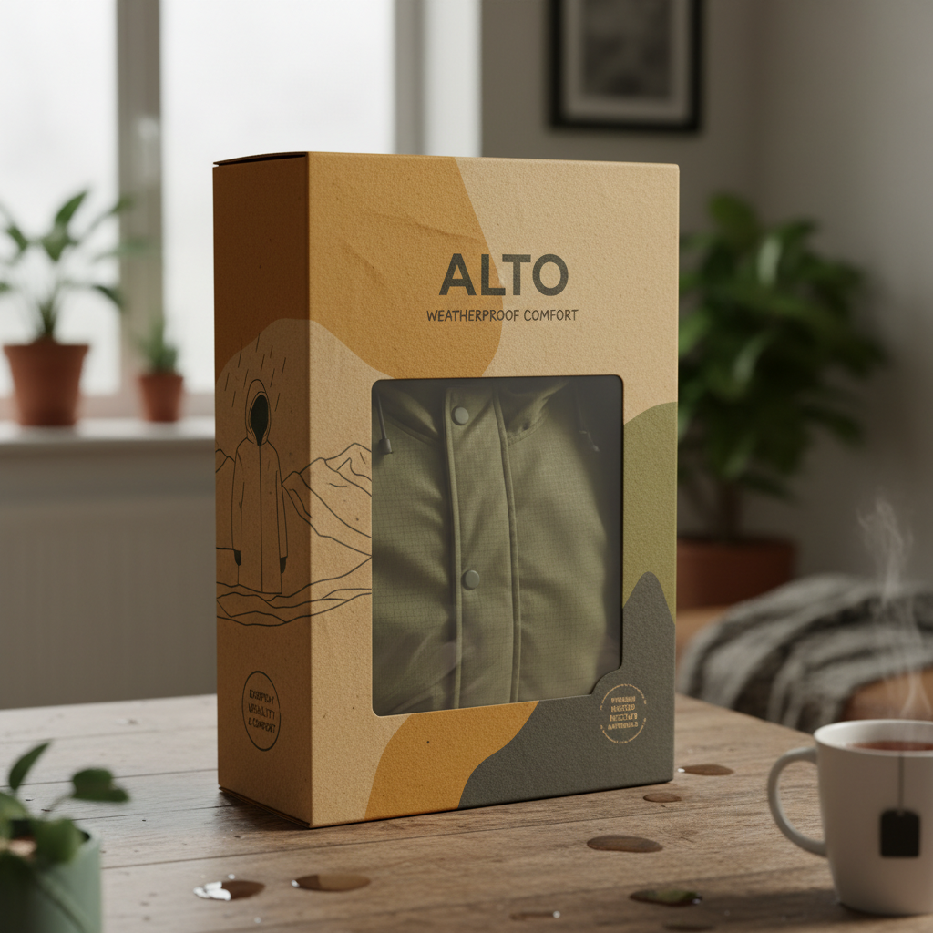 Essential Men's Rain Jacket with Hood for Outdoor Protection and Daily Use