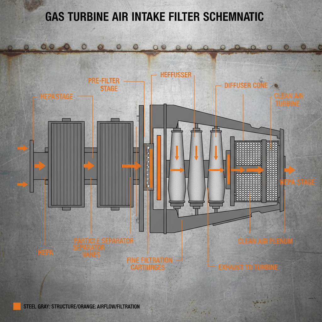 Optimizing Gas Turbine Performance with Advanced Air Intake Filter Technology