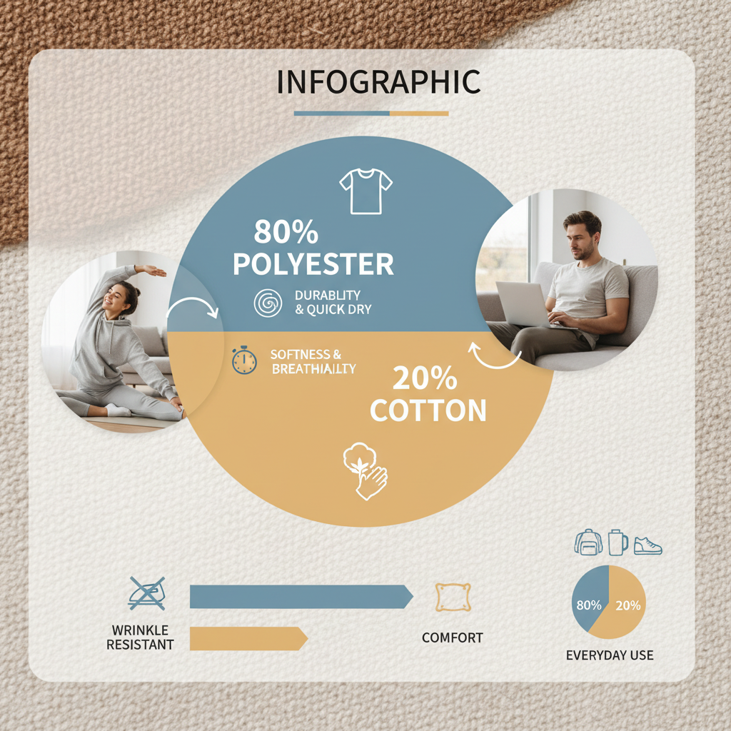 Exploring the Versatility and Benefits of 80 Polyester 20 Cotton Fabric