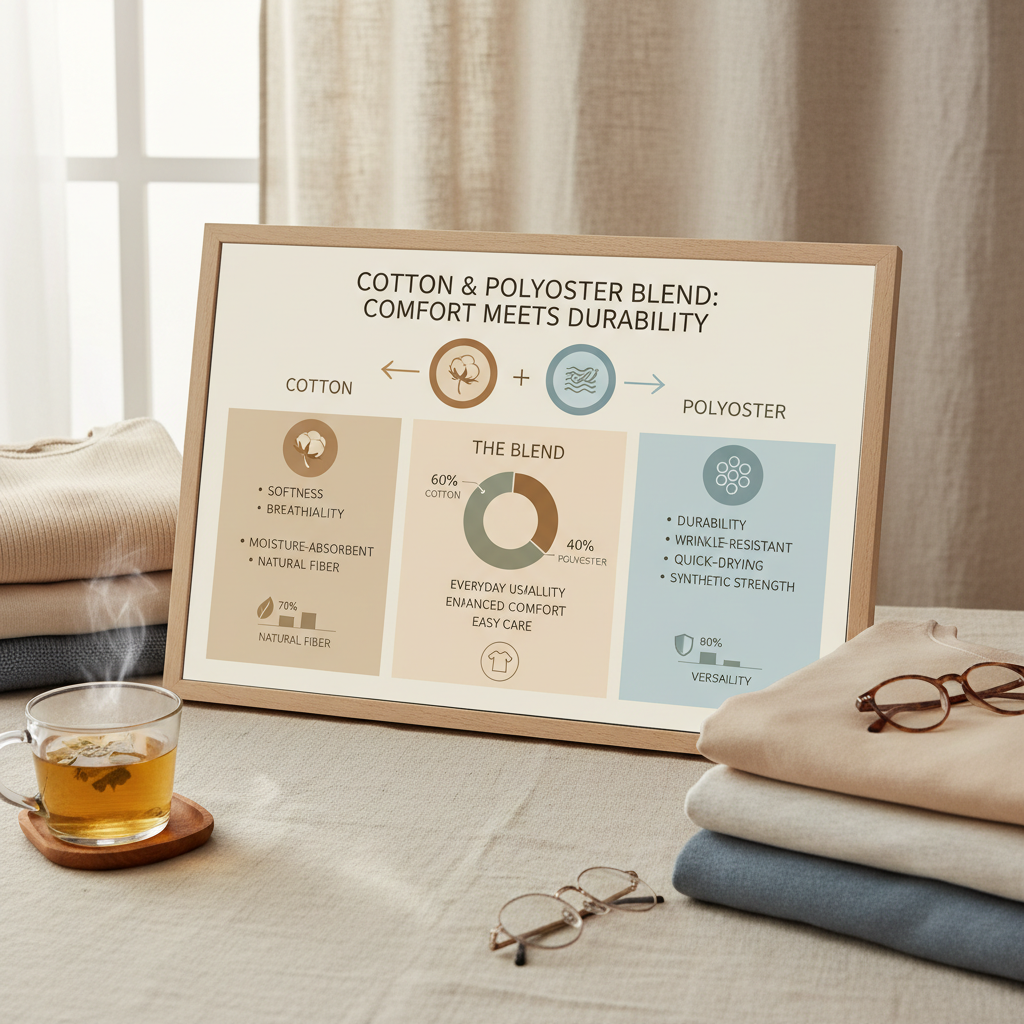 Exploring the Versatility and Benefits of Cotton and Polyester Blend Fabrics