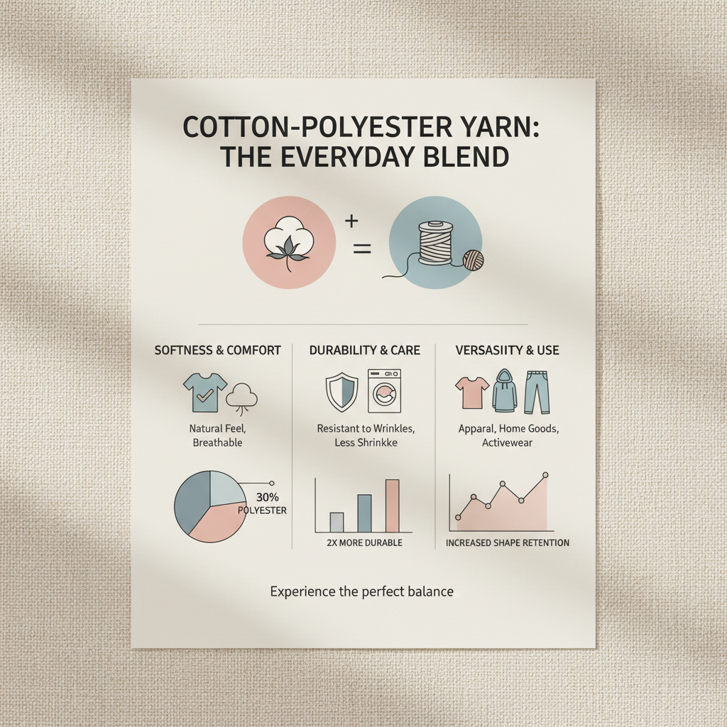 Exploring the Properties and Applications of Cotton Polyester Yarn