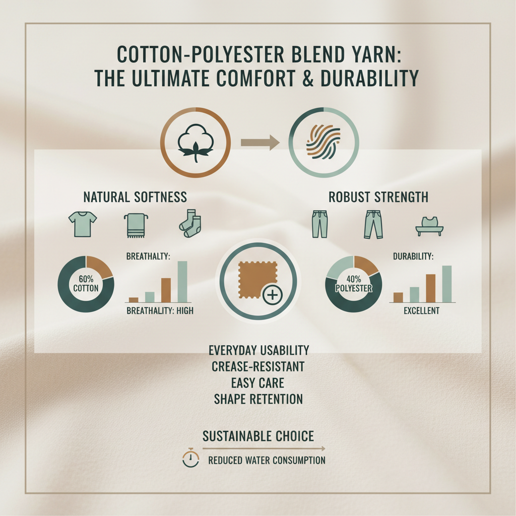 Exploring the Versatility of Cotton Polyester Blend Yarn for Modern Textiles