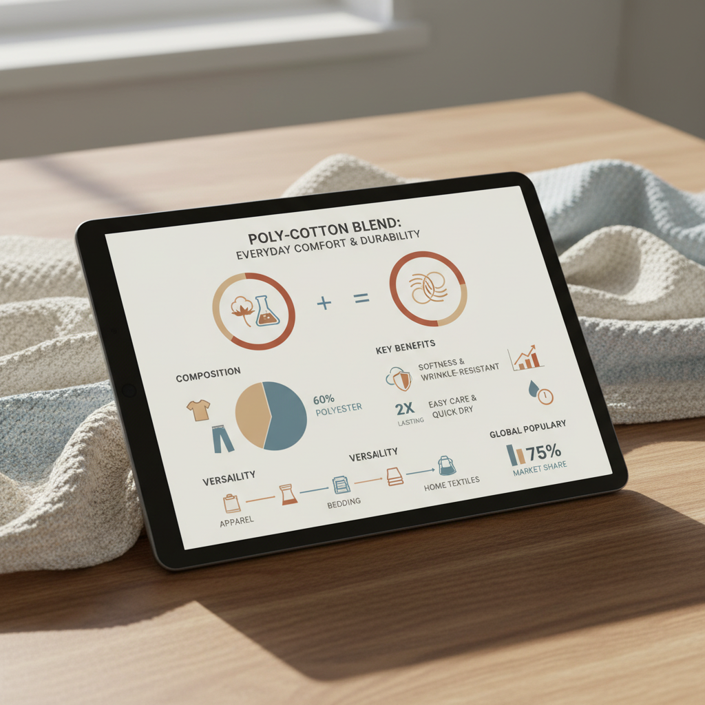 Exploring the Versatility and Benefits of Poly Cotton Blend Fabric