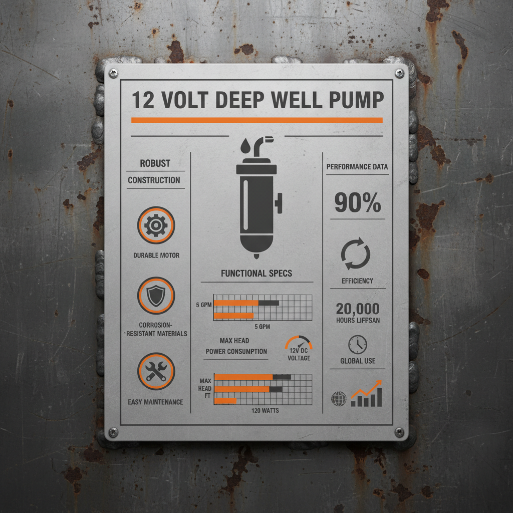 Sustainable Water Access with 12 Volt Deep Well Pump Solutions