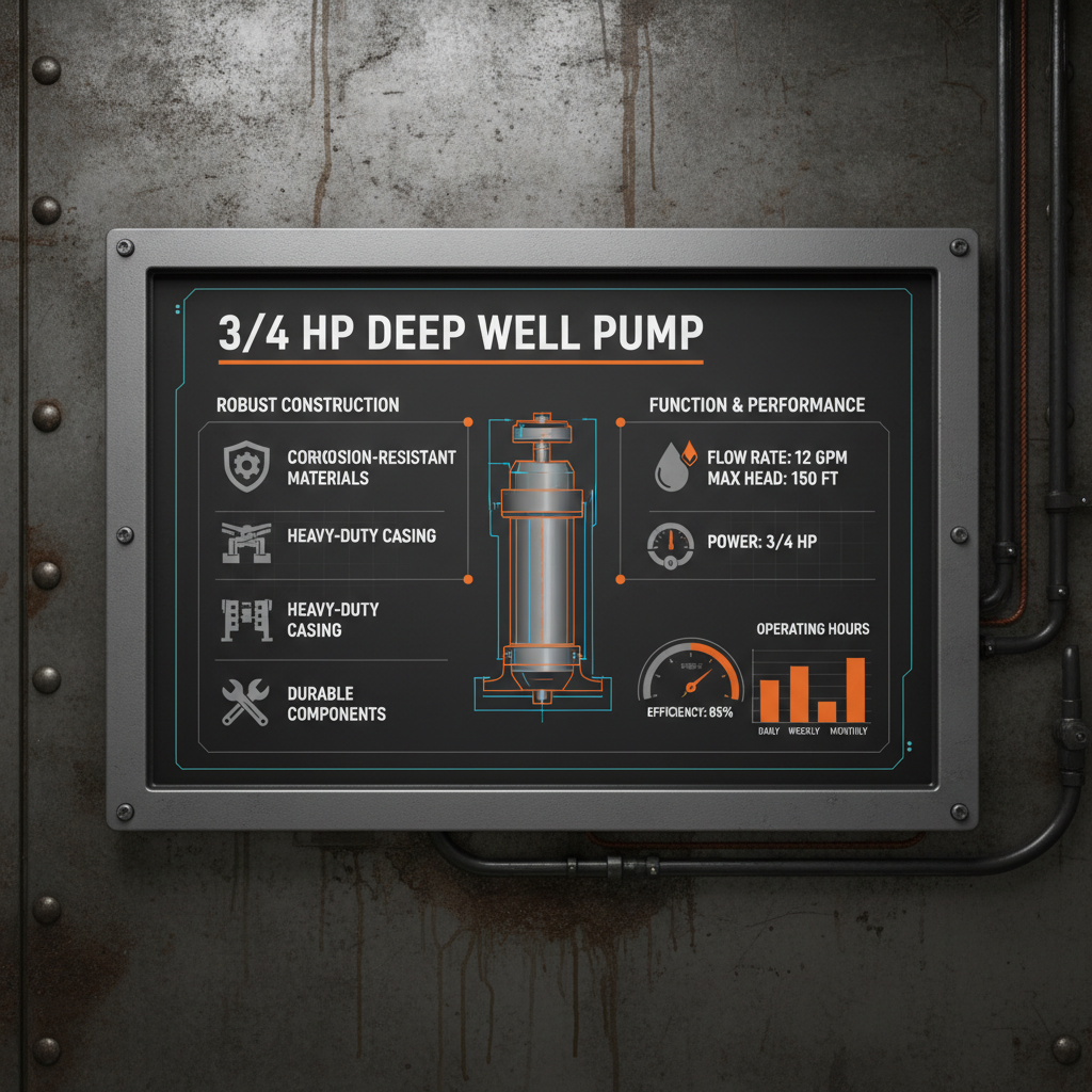 Essential Guide to 3 4 hp Deep Well Pumps for Sustainable Water Solutions