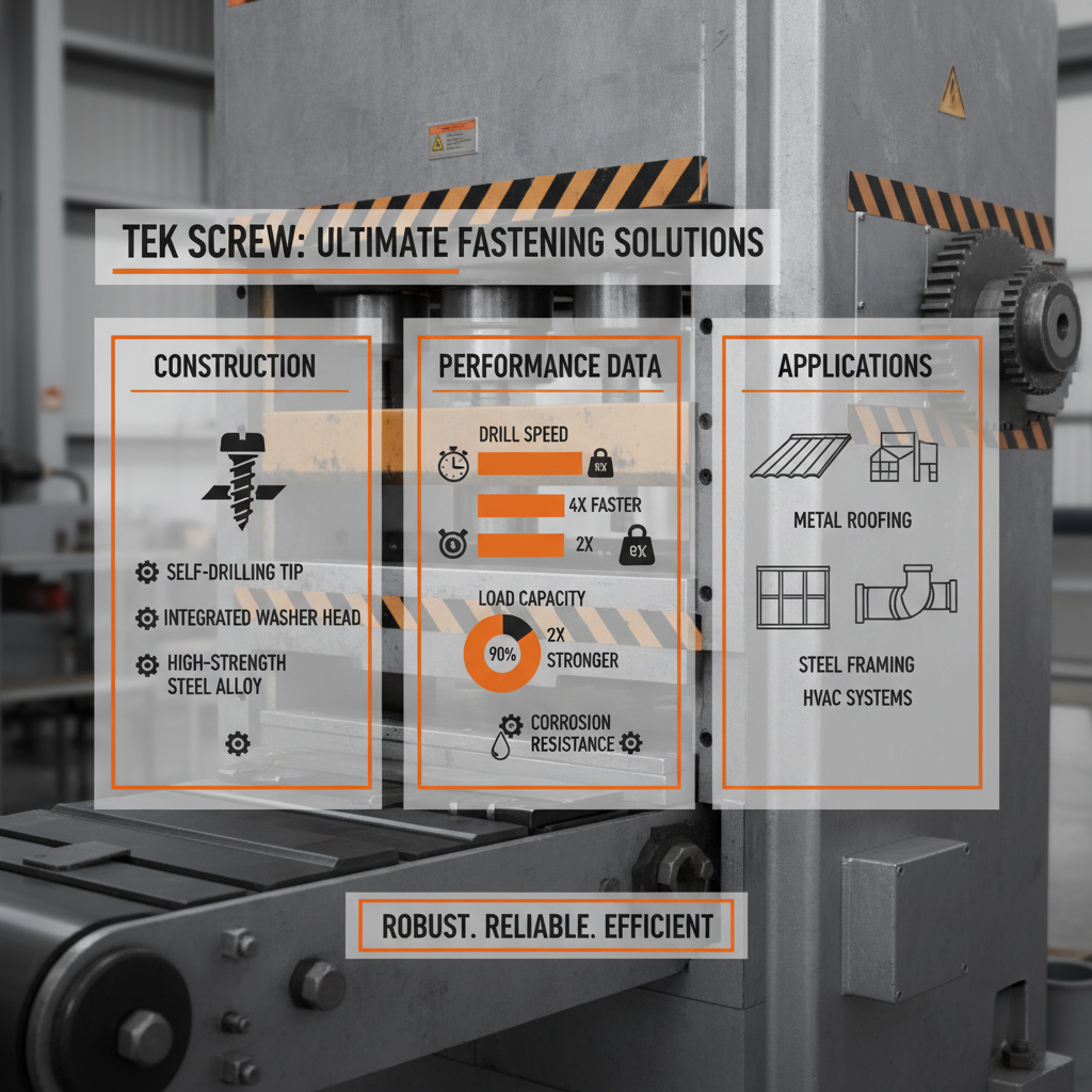 The Versatile World of Tek Screws and Their Applications in Modern Industries