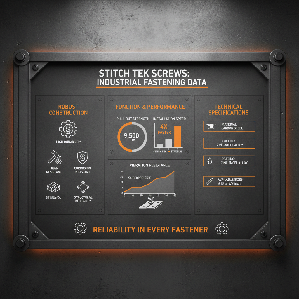 Advancements in Fastening Technology Exploring stitch tek screws Applications