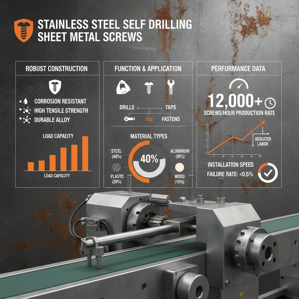 High Performance Stainless Steel Self Drilling Sheet Metal Screws Solutions
