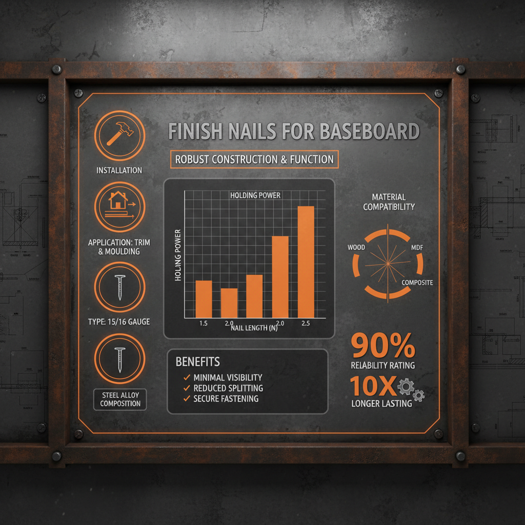 Achieving Professional Results with Finish Nails for Baseboard Installation