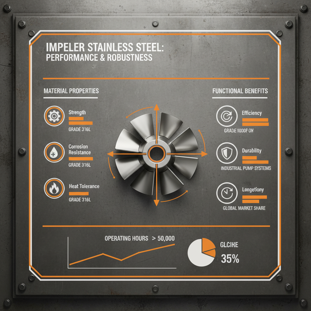 High Performance Impeller Stainless Steel for Industrial Fluid Handling