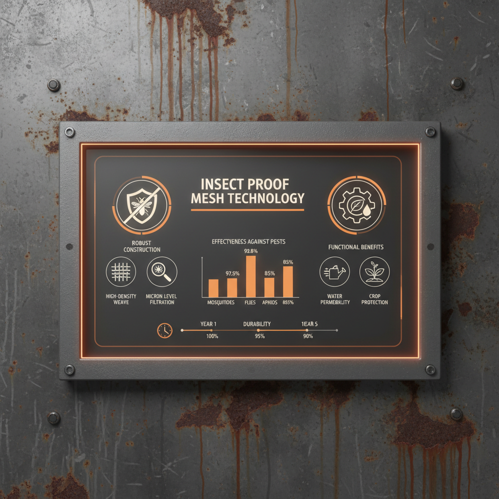 Advancing Global Health and Food Security with Innovative Insect Proof Mesh