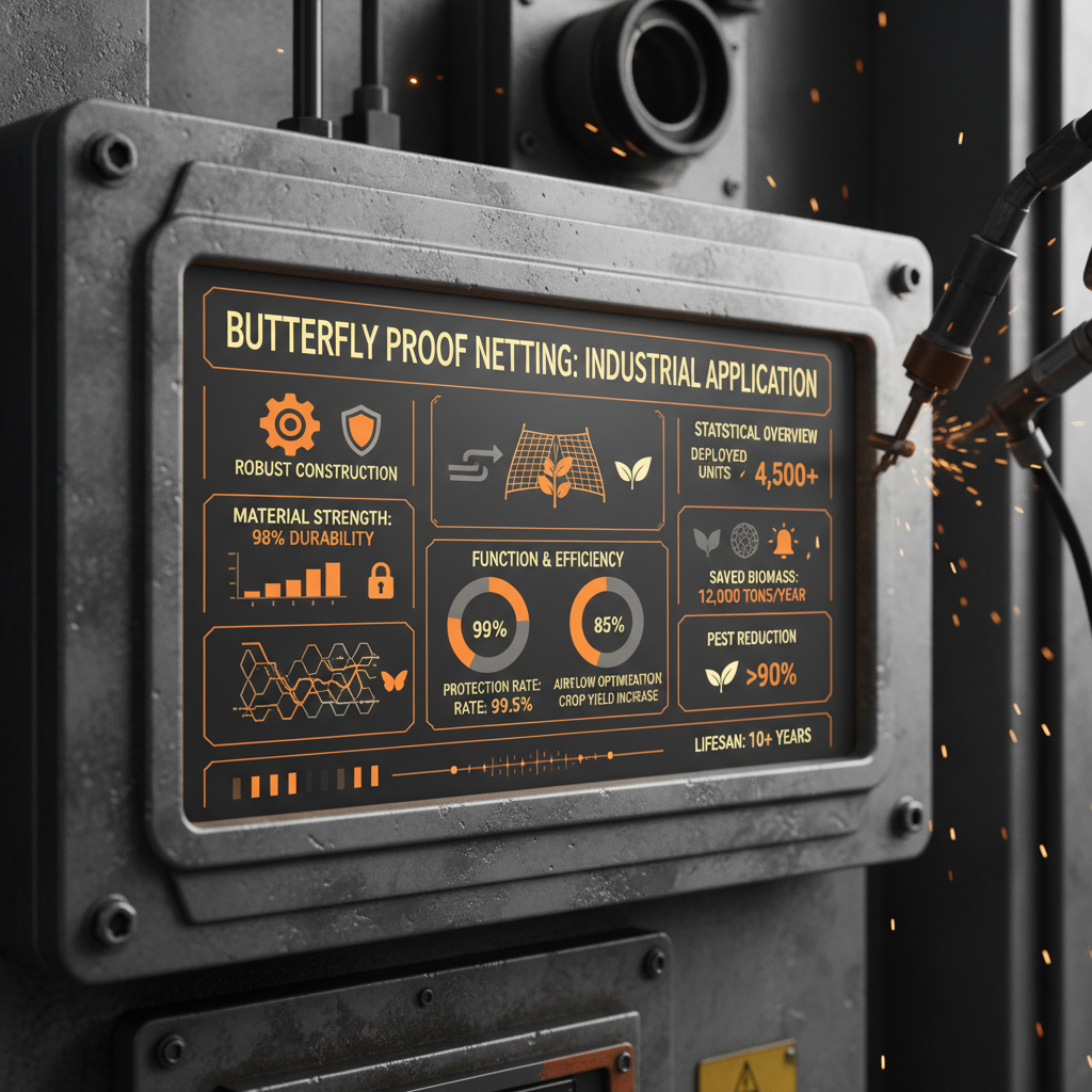 Advancements in Butterfly Proof Netting for Sustainable Agriculture and Crop Protection