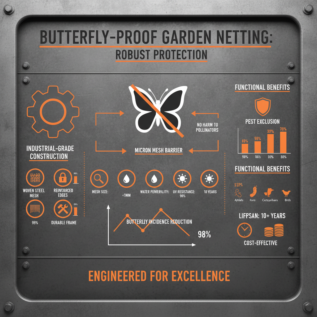 Comprehensive Guide to Butterfly Proof Garden Netting for Sustainable Agriculture
