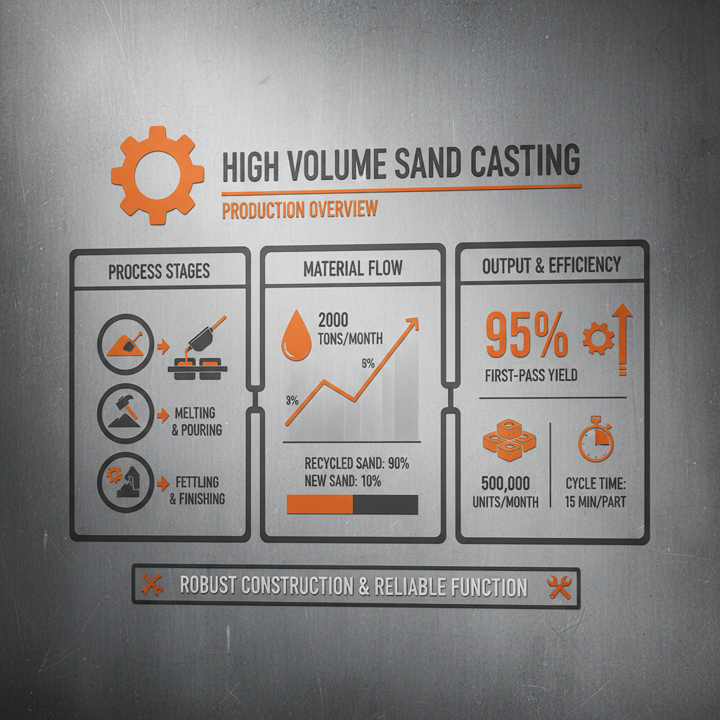 Exploring High Volume Sand Casting Applications and Industry Trends