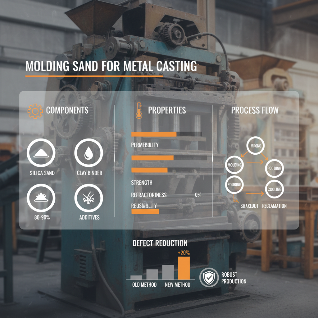 Exploring the Critical Role of Molding Sand for Metal Casting Applications