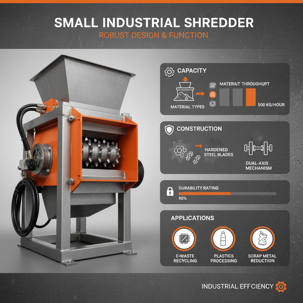 Enhancing Waste Management with a Versatile Small Industrial Shredder