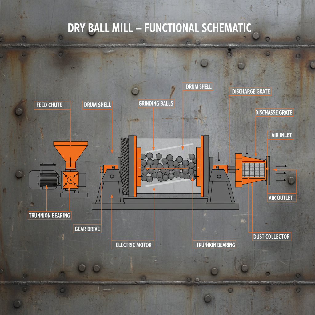 Advancements in Dry Ball Mill Technology for Efficient Material Processing