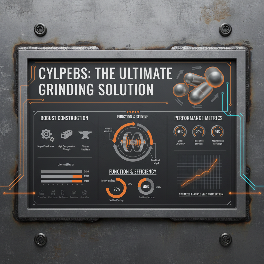 Optimizing Material Processing with Advanced cylpebs grinding media Solutions