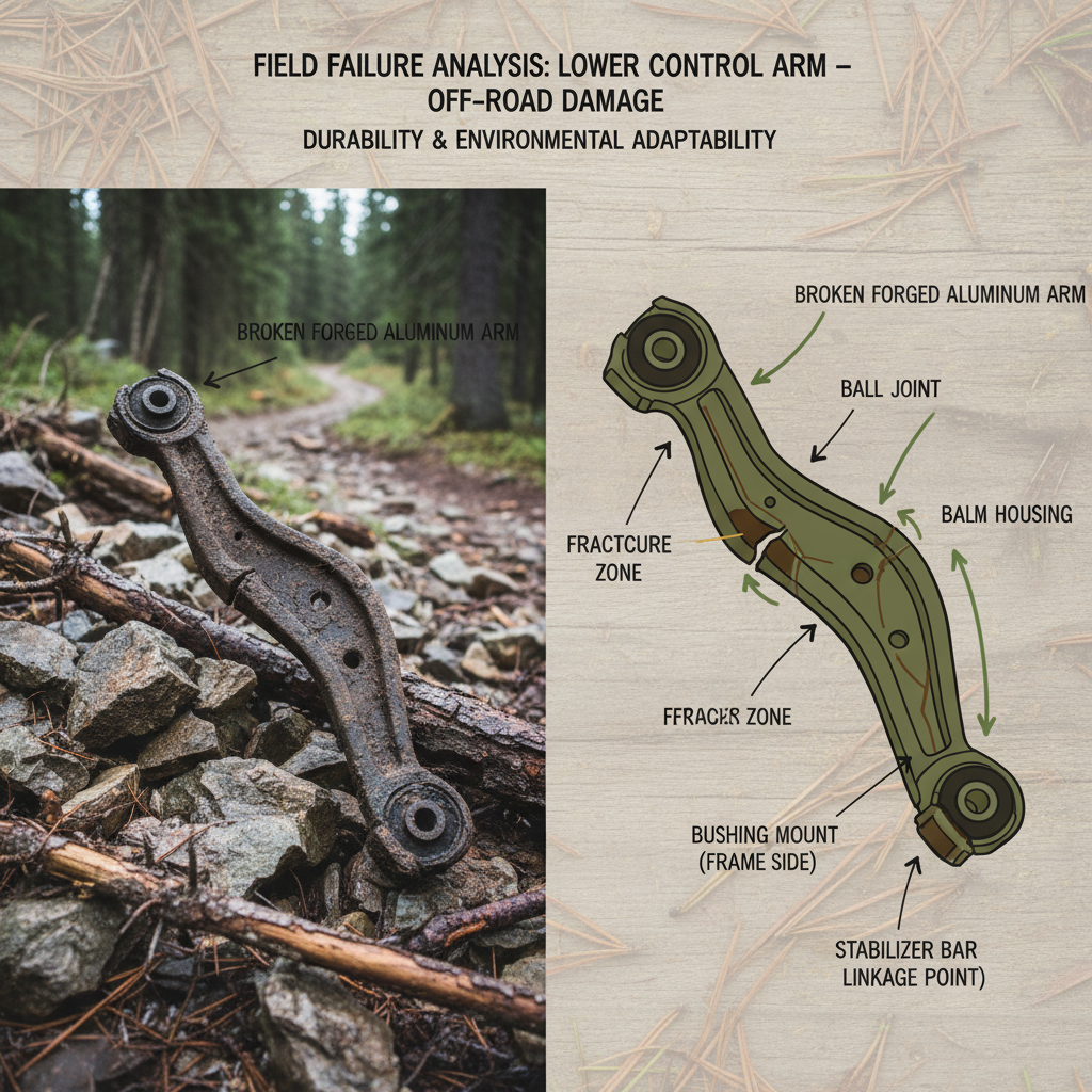 Understanding and Addressing a Broken Lower Control Arm for Vehicle Safety