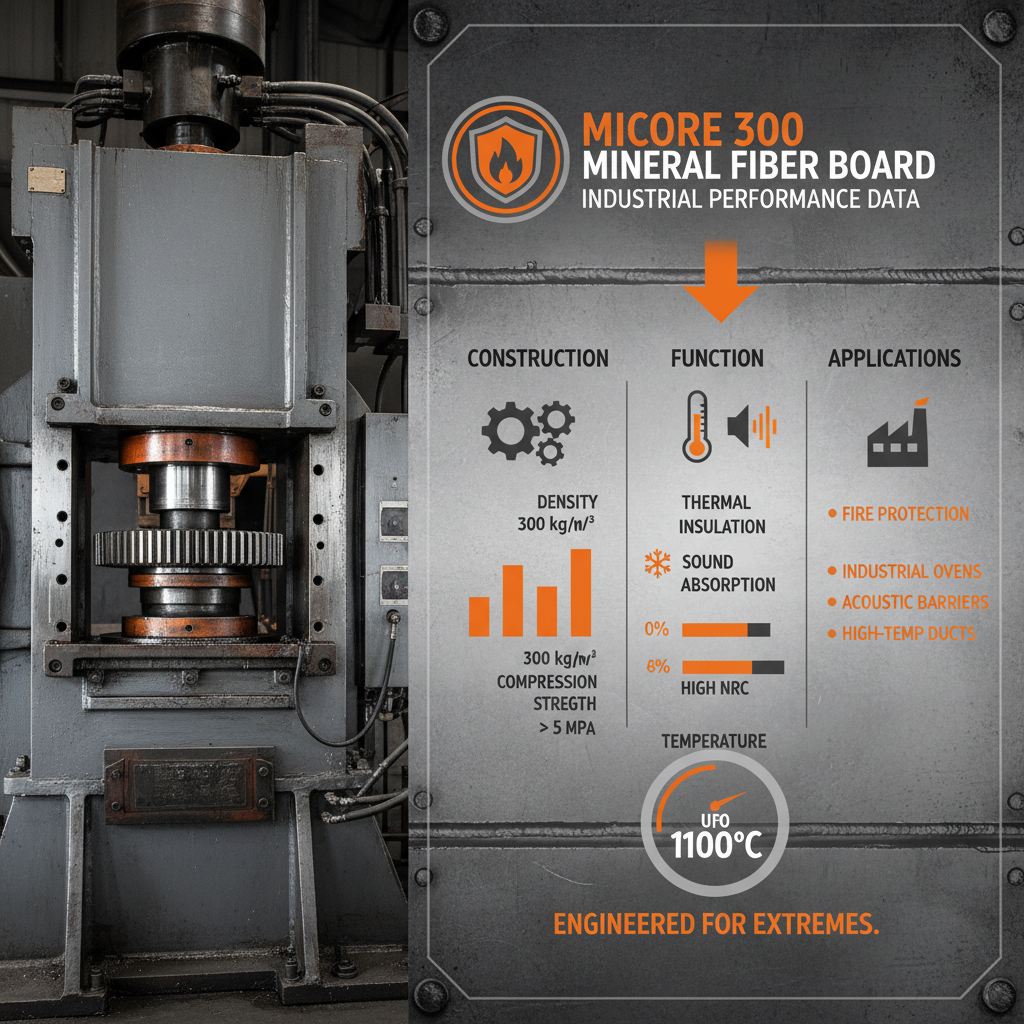 Micore 300 Mineral Fiber Board Enhancing Building Acoustics and Safety