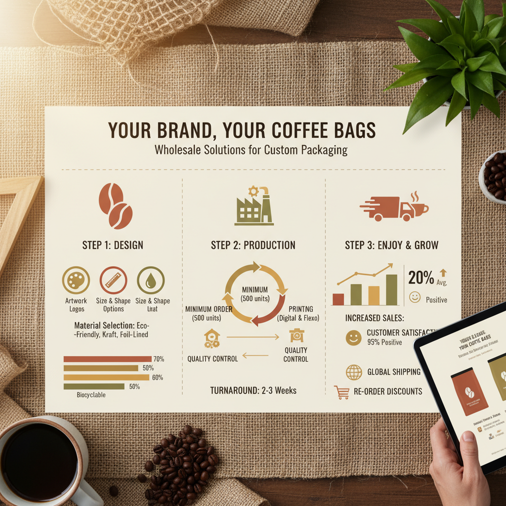 Elevate Your Brand with Premium Wholesale Custom Coffee Bags